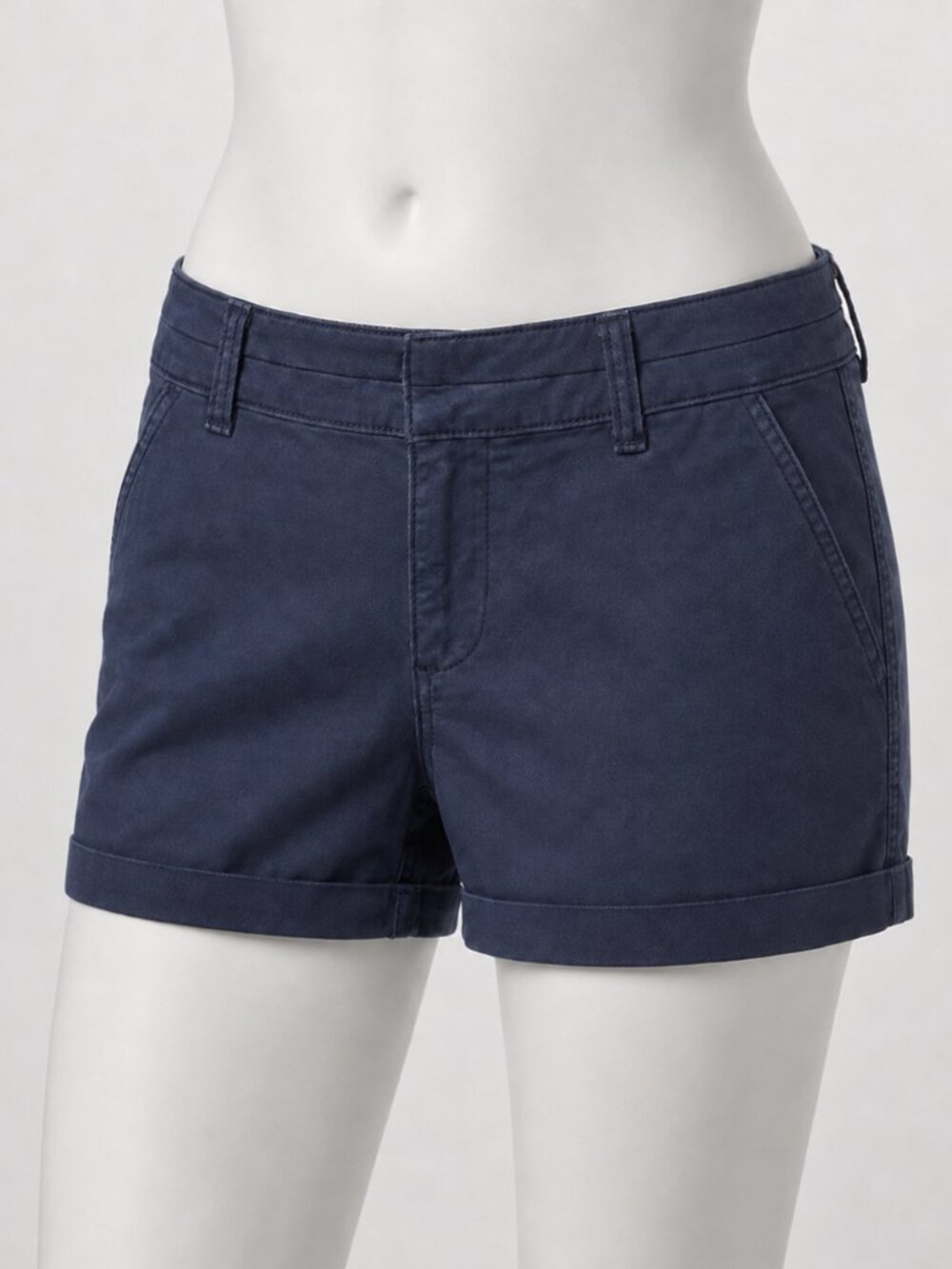 Abercrombie & Fitch Navy Blue Low Rise Shorts Size 2 (26" W)